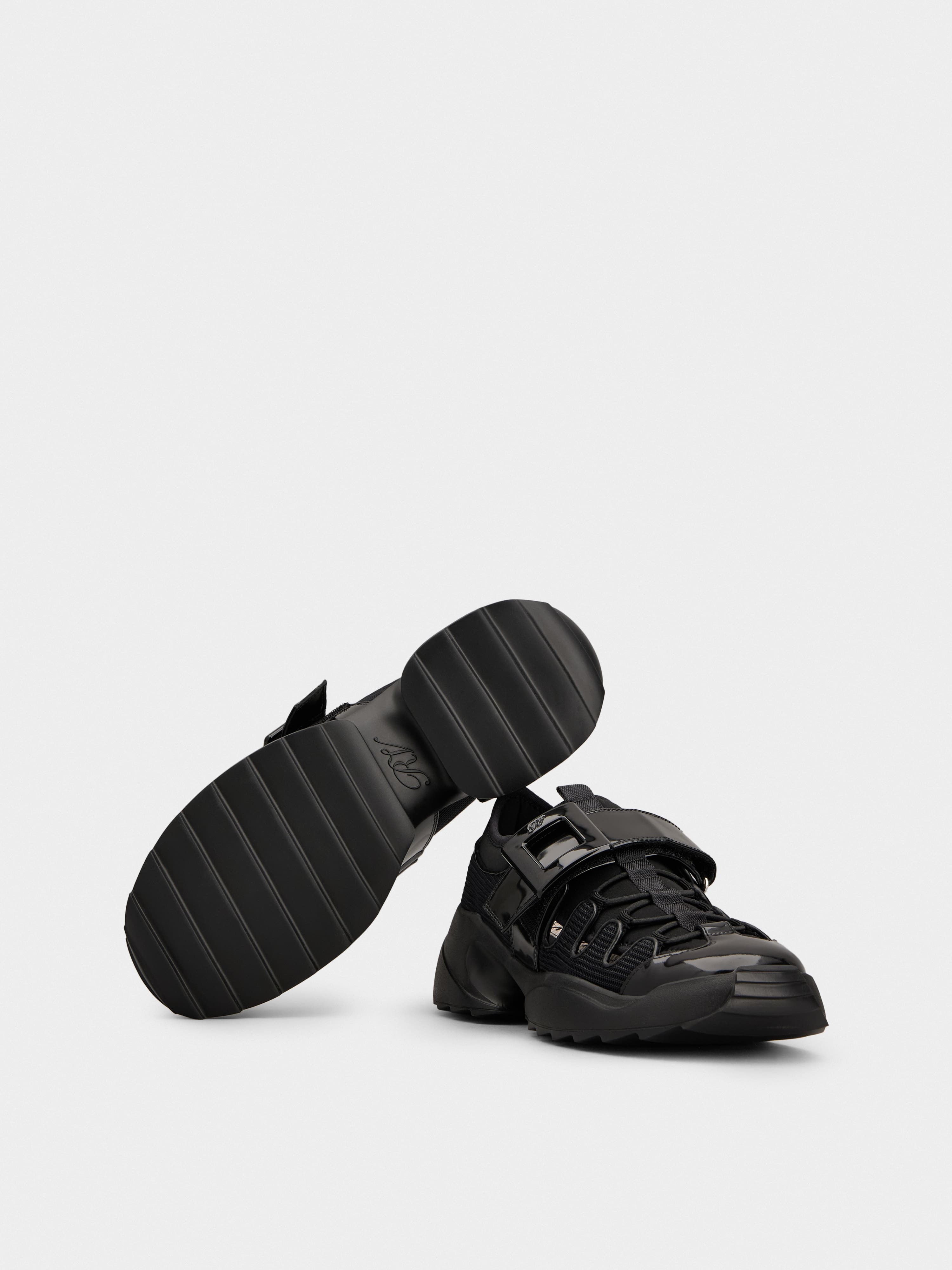 Viv' on the Run Trekky Sneakers in fabric and patent leather - 6