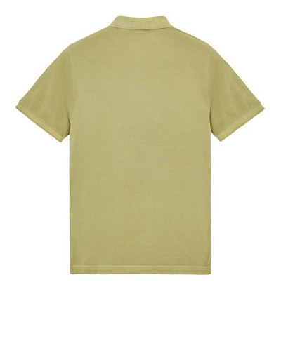 Stone Island 22S67 COTTON PIQUÉ_GARMENT DYED + PIGMENT DYE LIGHT GREEN outlook