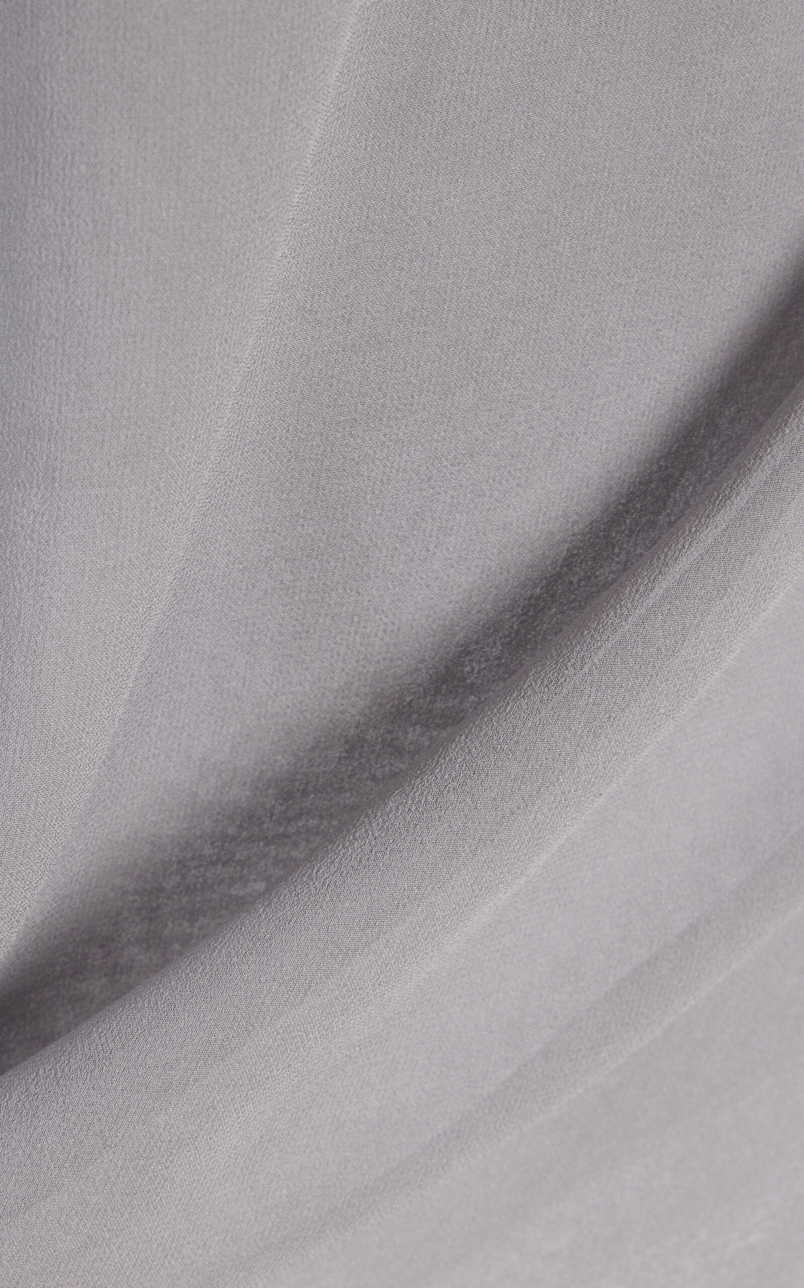 Silk-Chiffon Knee-Length Slip Skirt grey - 5