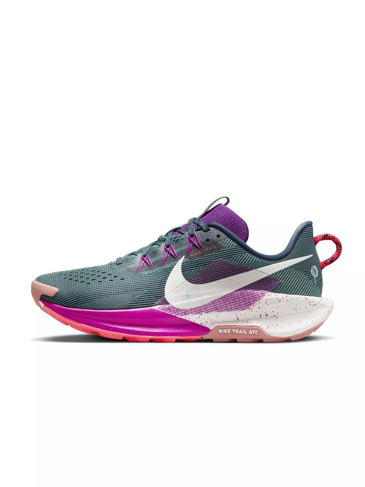 Pegasus Trail 5 "Armory Navy/Vivid Grape/Green Frost/Phantom" Men's Trail Running Shoe - 2
