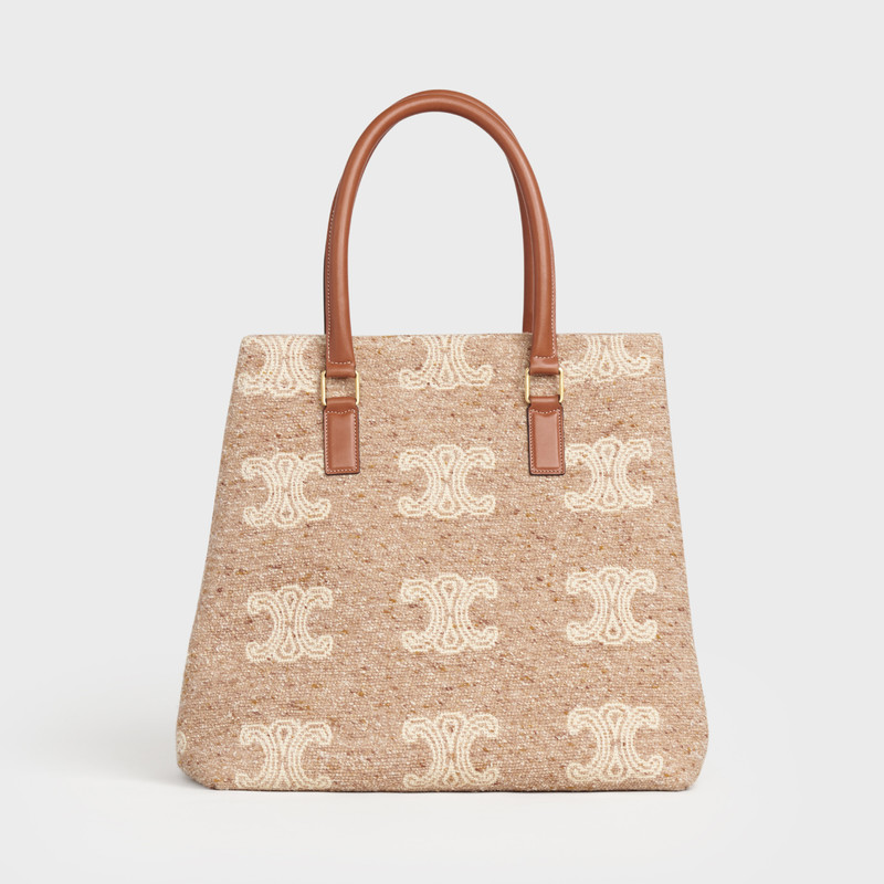 HORIZONTAL CABAS CELINE IN TRIOMPHE JACQUARD AND CALFSKIN 3
