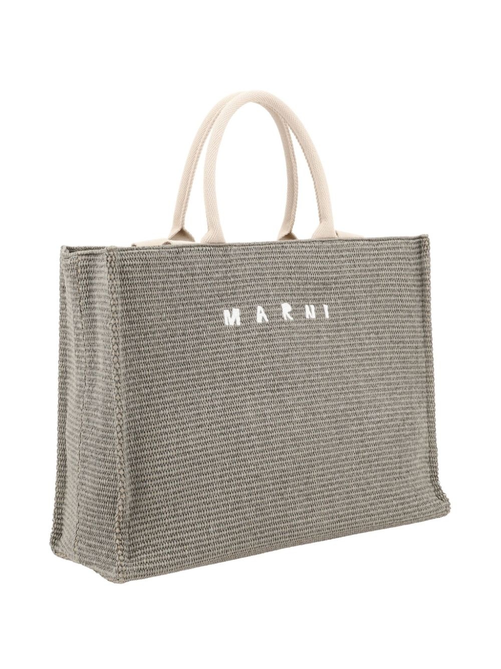 logo-embroidered tote bag - 3