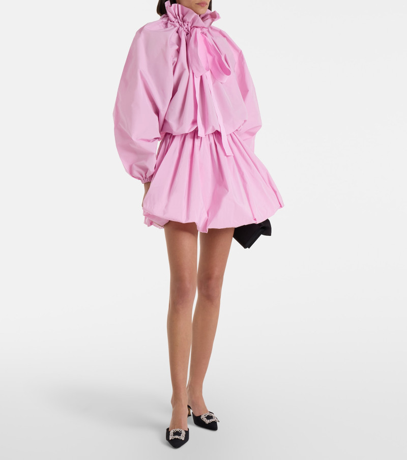 PATOU Iconic bow-detail ruffled cotton blouse outlook