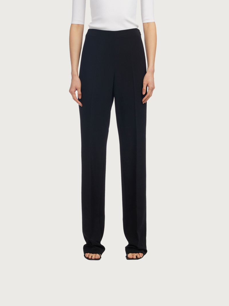FERRAGAMO Straight cut pleated trouser outlook