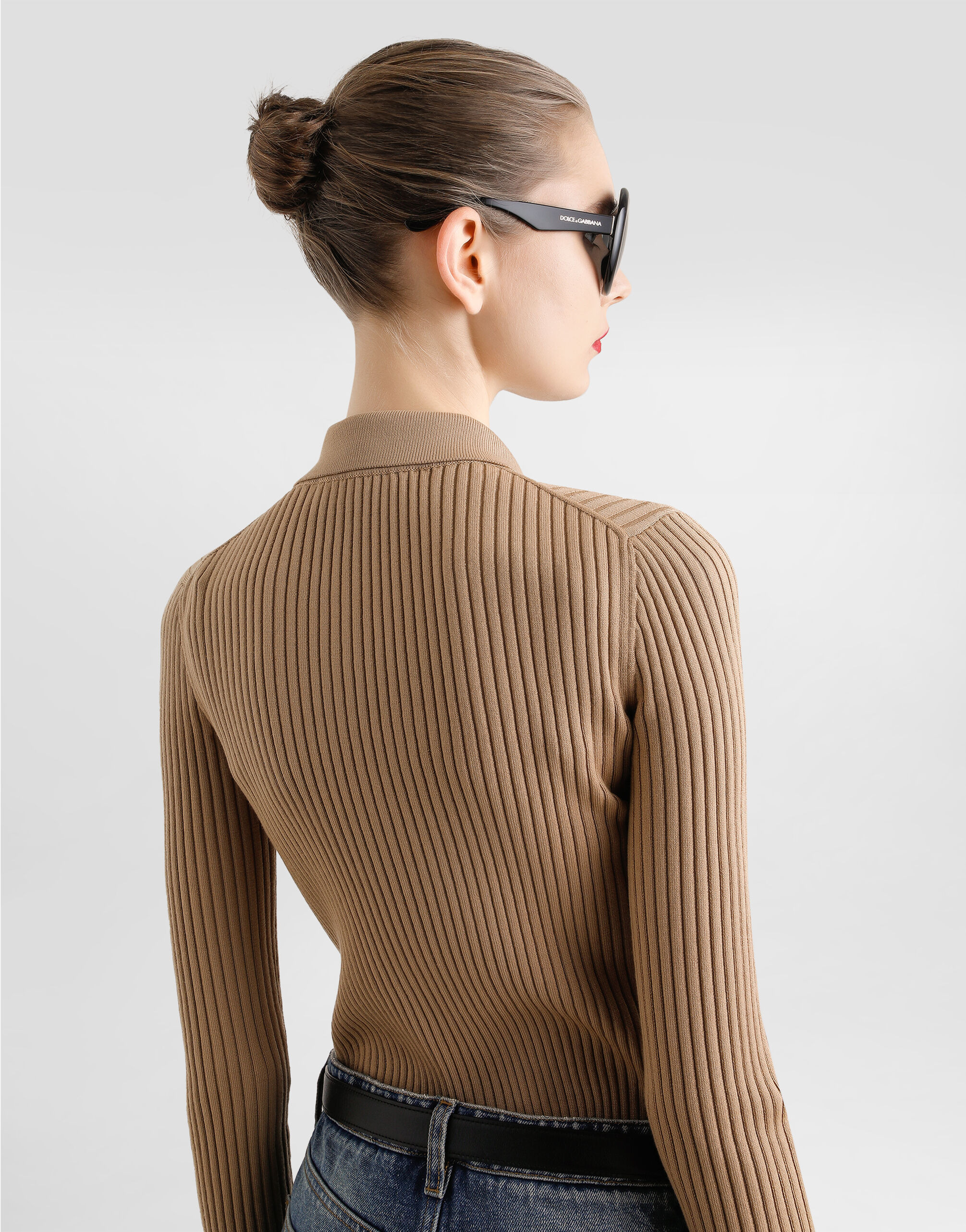 Ribbed wool pullover - 3