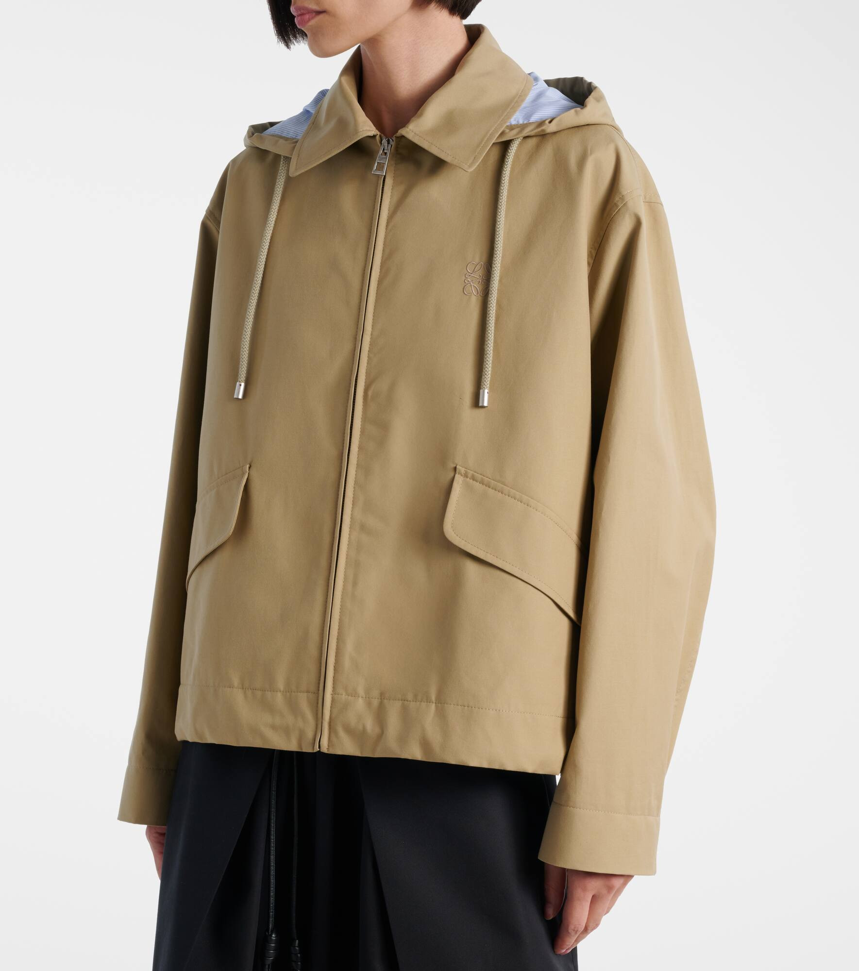 Anagram cotton gabardine jacket - 6