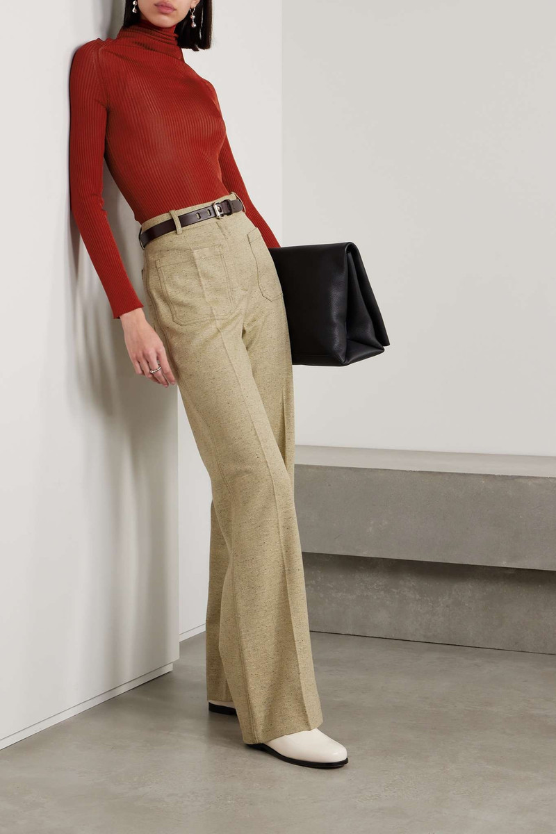 Ribbed-knit turleneck top 5
