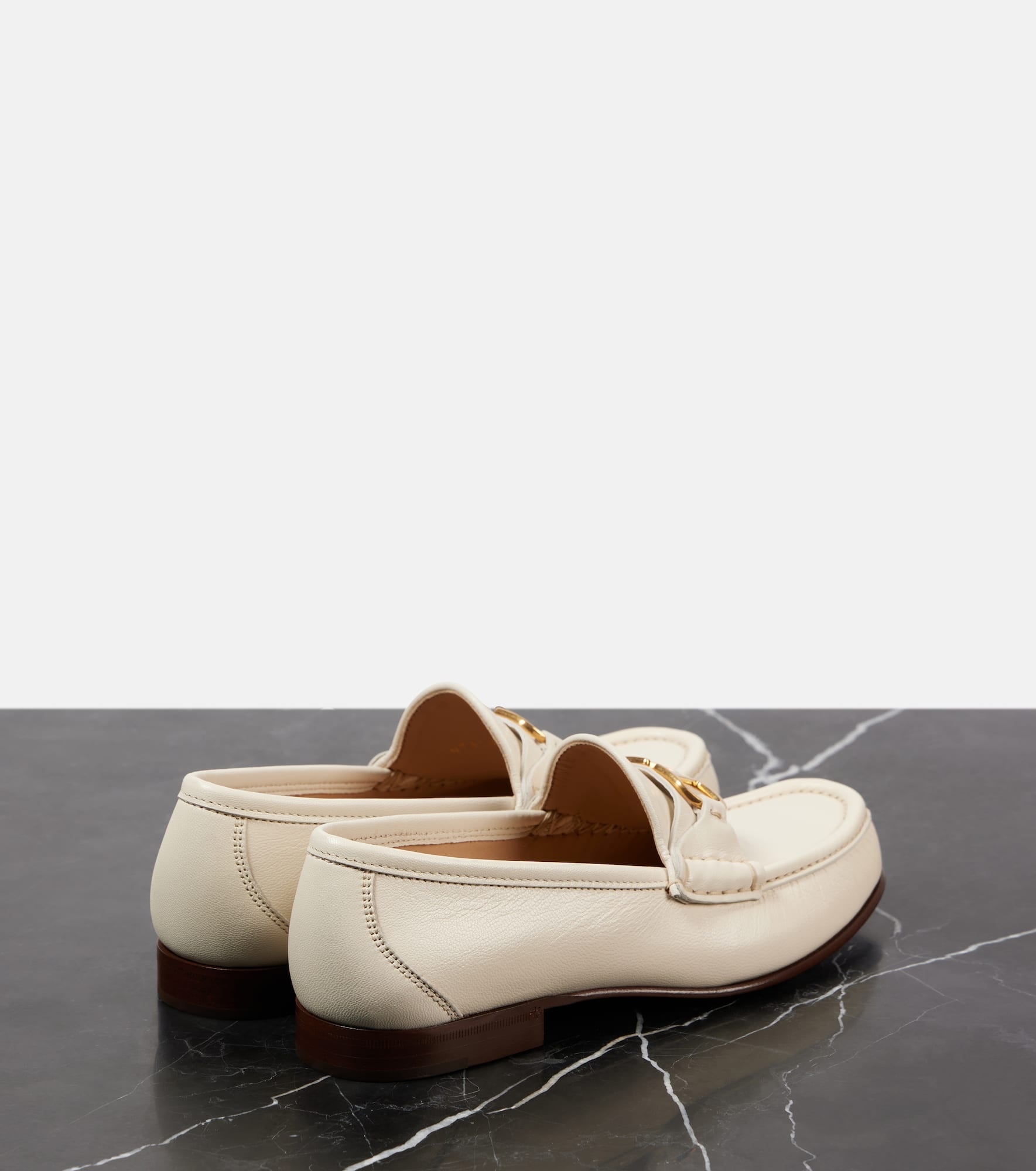 VLogo Signature leather loafers - 2