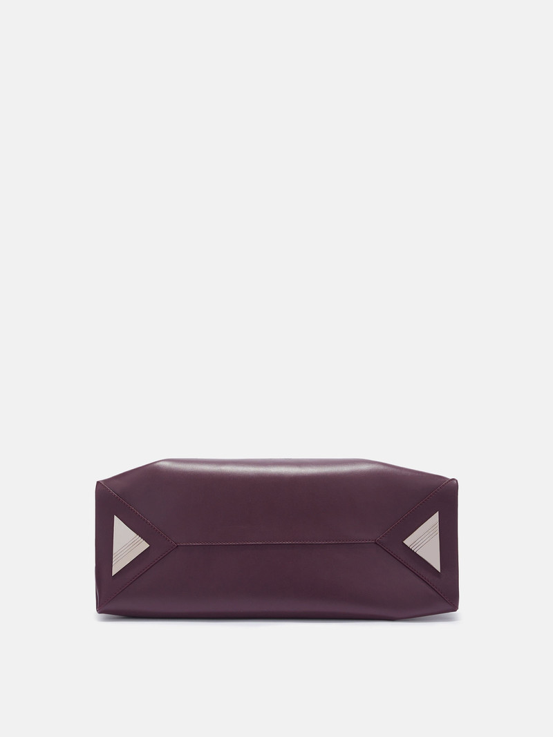 THE ATTICO ''LA PASSEGGIATA MEDIUM'' PLUM TOP HANDLE outlook