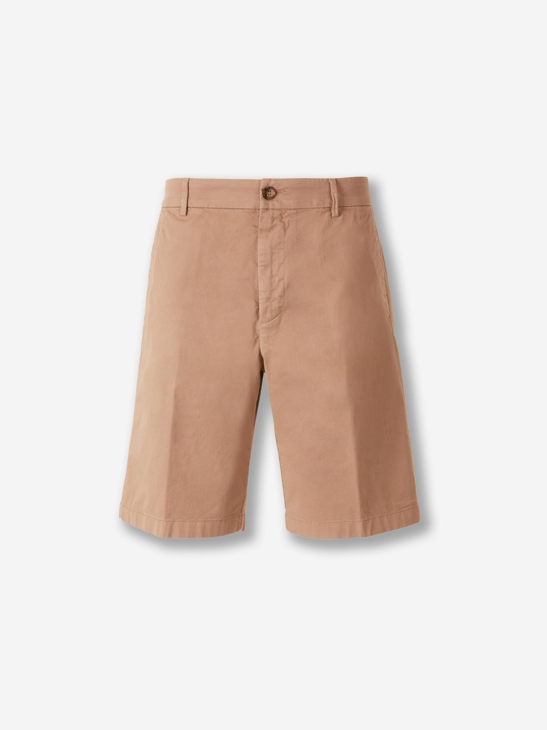 STRAIGHT COTTON BERMUDA SHORTS - 1