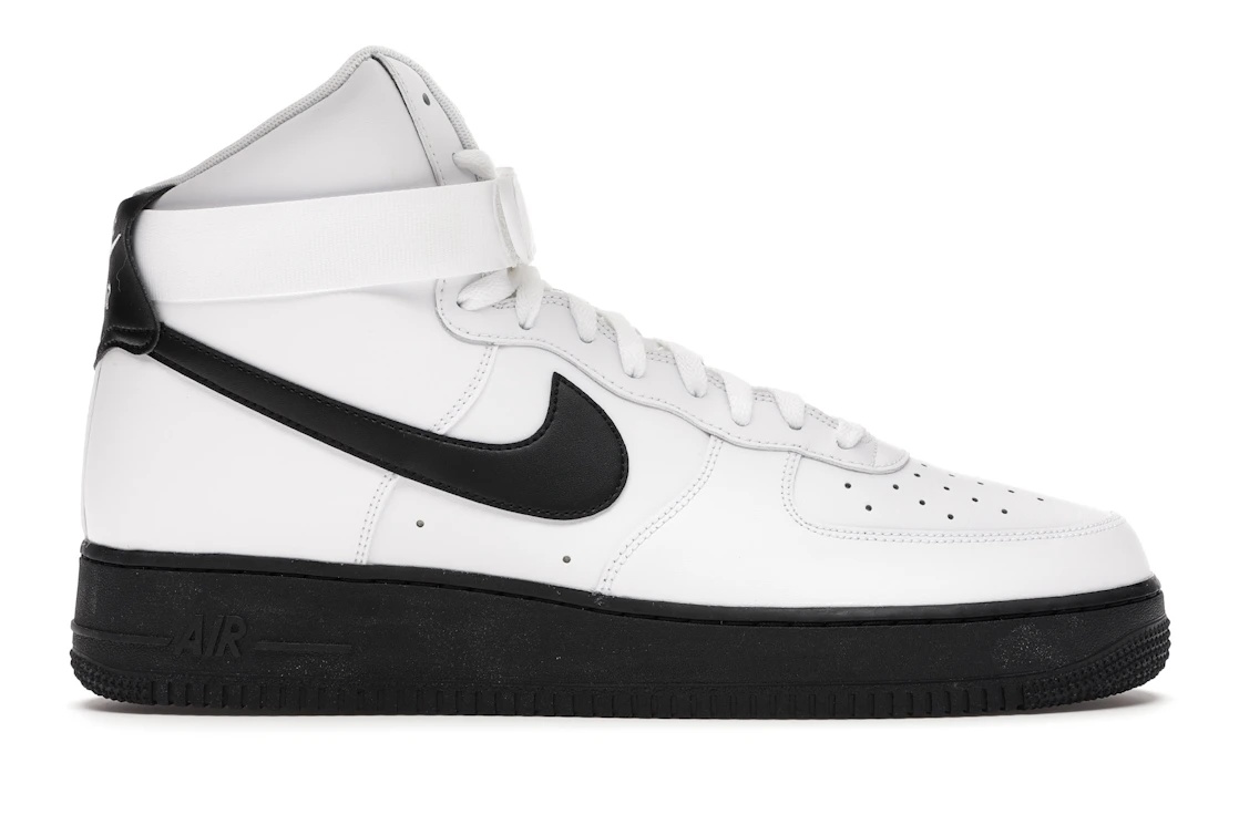 Nike Air Force 1 High White Black Midsole - 1