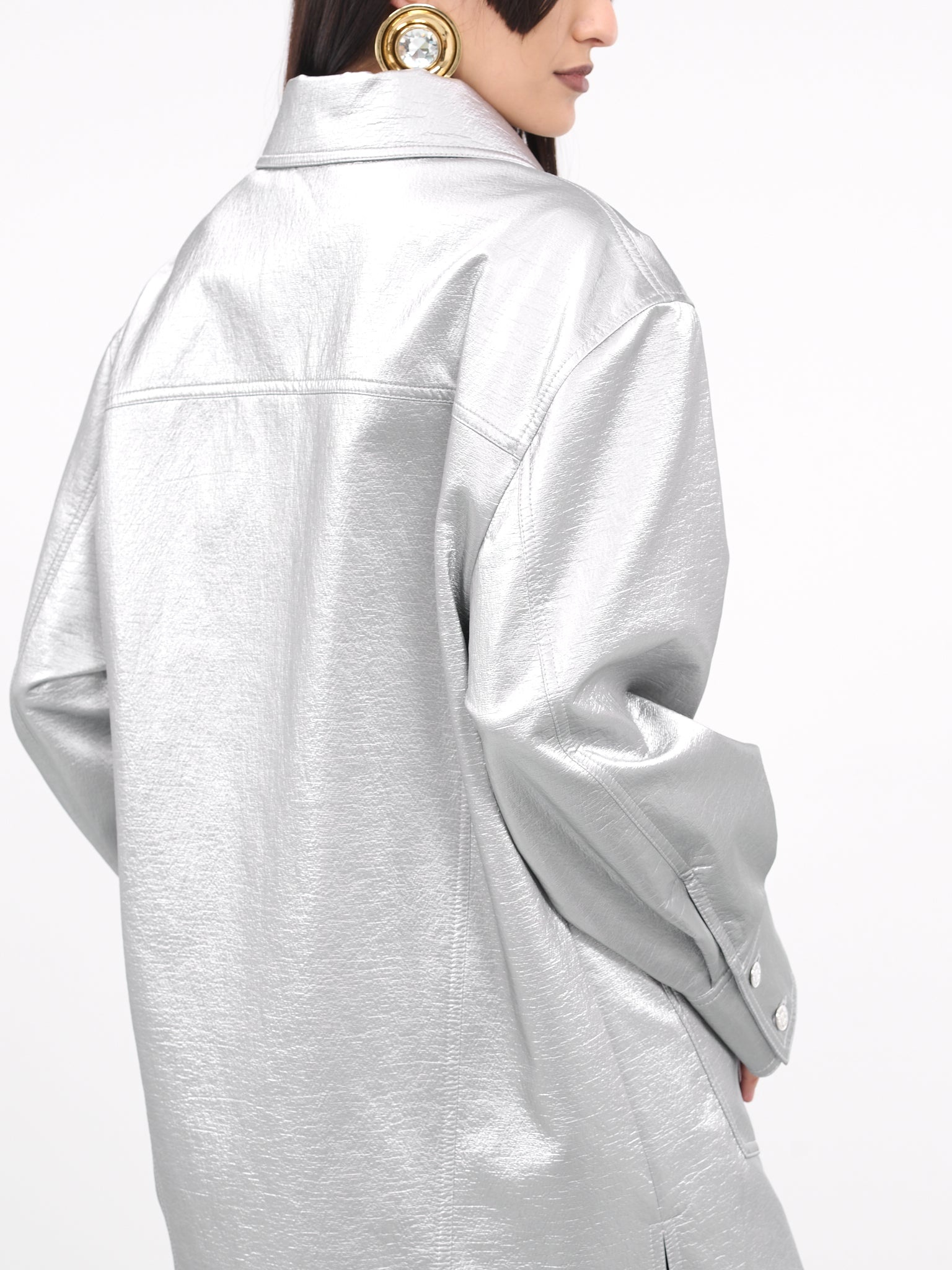 Coated Overshirt Jacket - 5