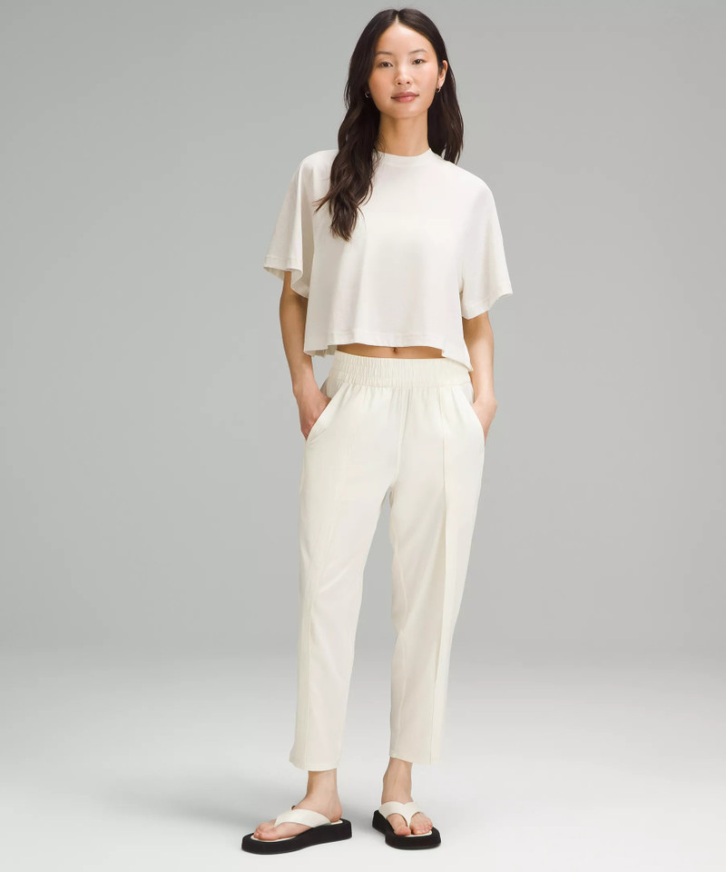 lululemon Front-Pleat Tapered Mid-Rise Cropped Pant outlook