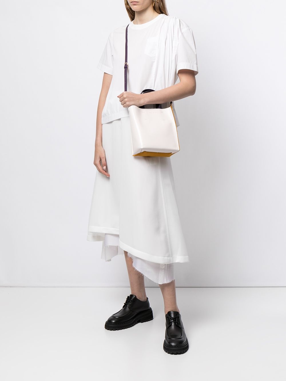 jersey knit flared skirt - 2
