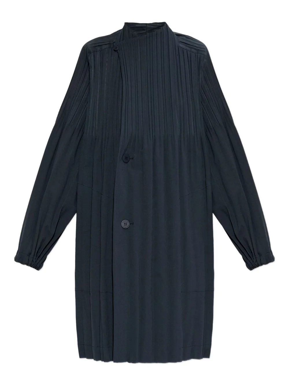 Smooth pleated coat - 1