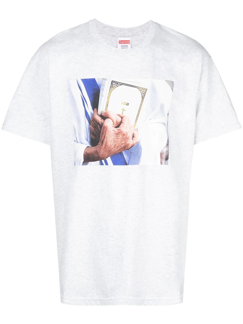 bible print T-shirt - 1