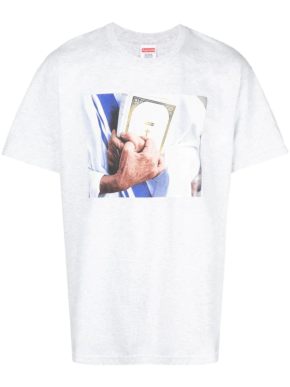 bible print T-shirt - 1