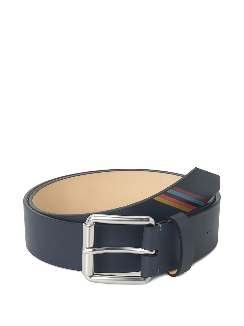 Paul Smith stripe-detail leather belt outlook