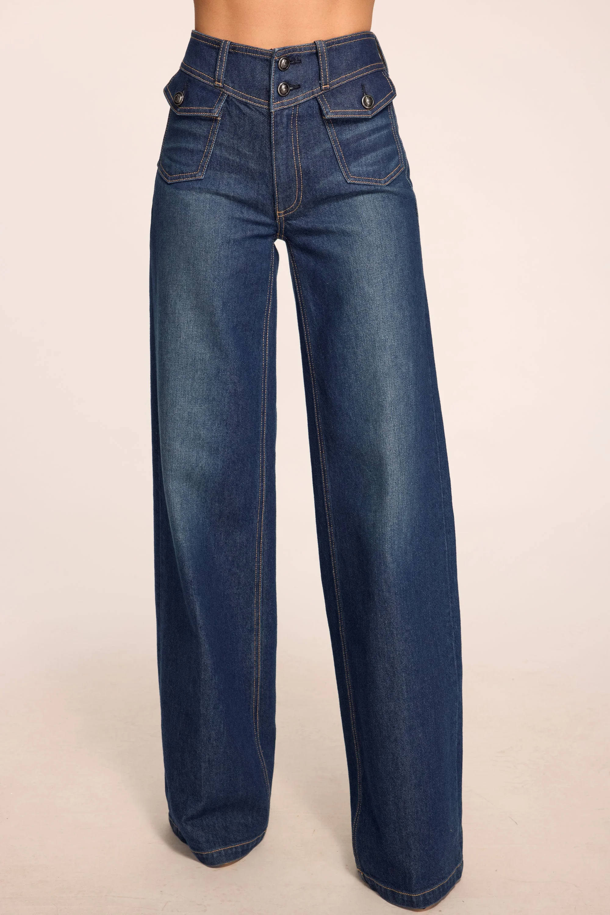 Ciara Wide Leg Jean - 1