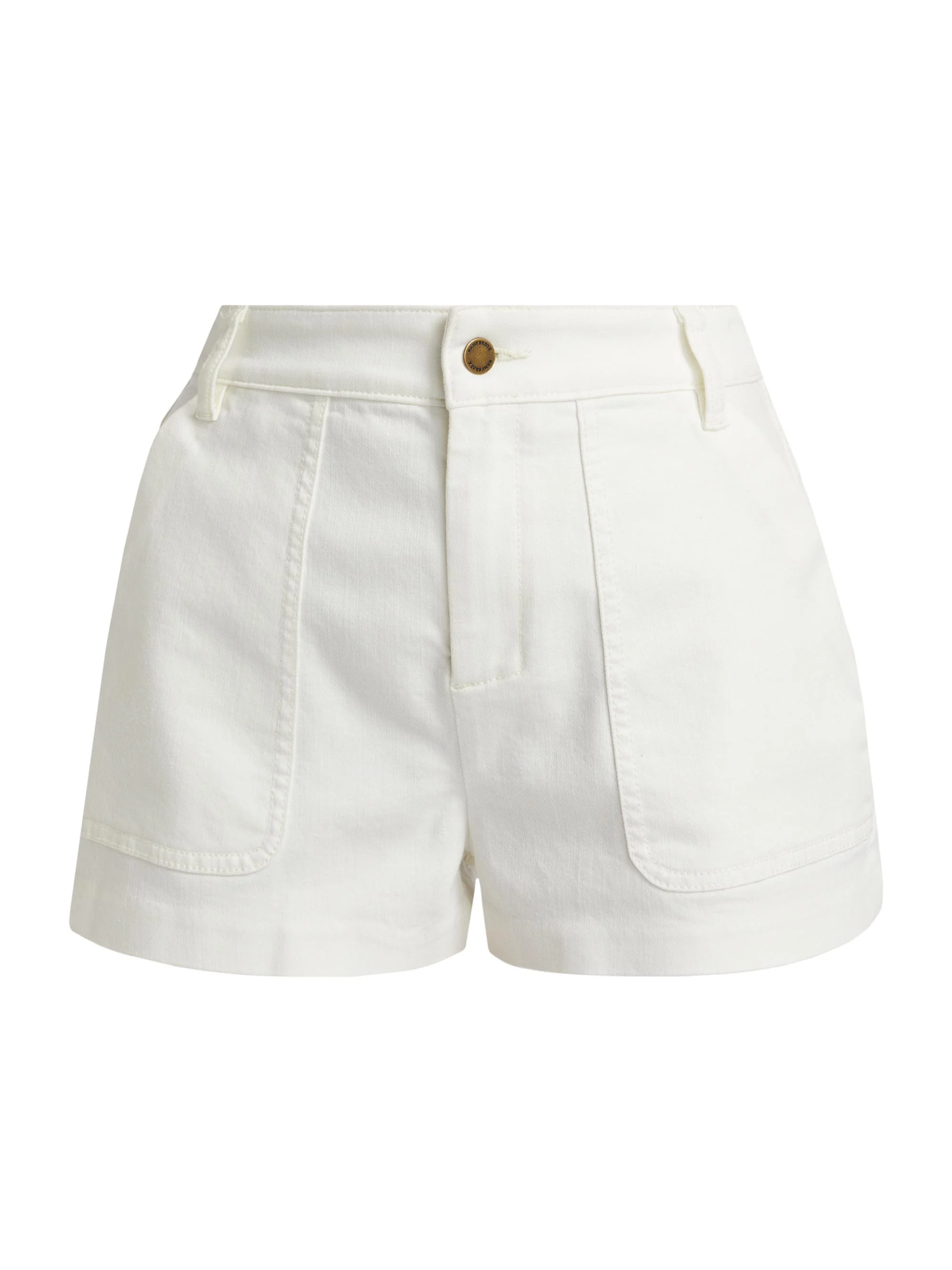 Women's Hilary Cotton-Blend Shorts - White - 1