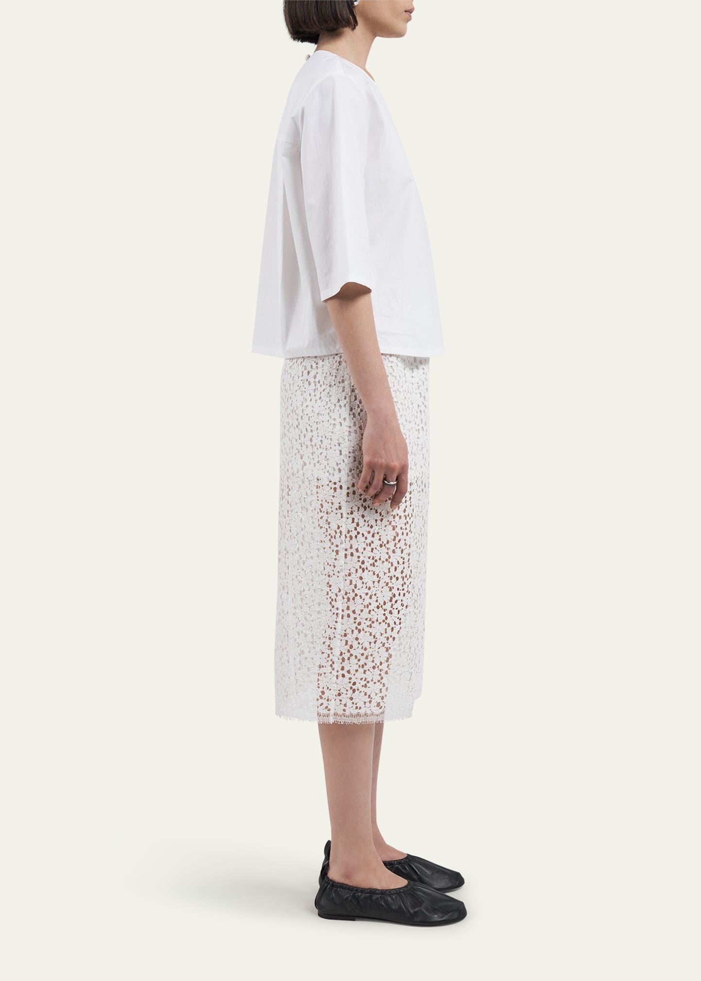 Lace Ruched Skirt - 4