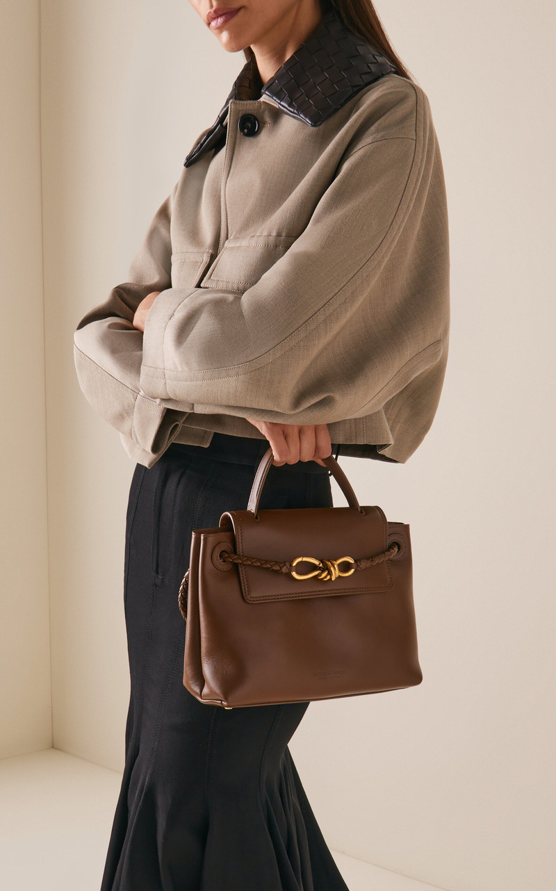 Bottega Veneta Small Ciao Ciao Leather Bag brown outlook