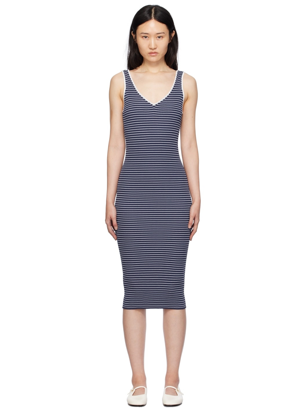 Navy Dana Midi Dress - 1