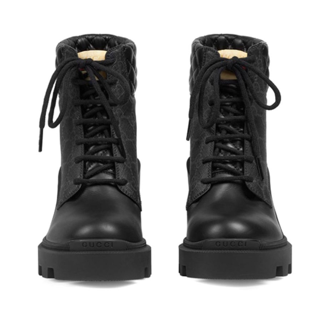 (WMNS) Gucci GG Ankle Boot 'Black' 659691-UC810-1000 - 4