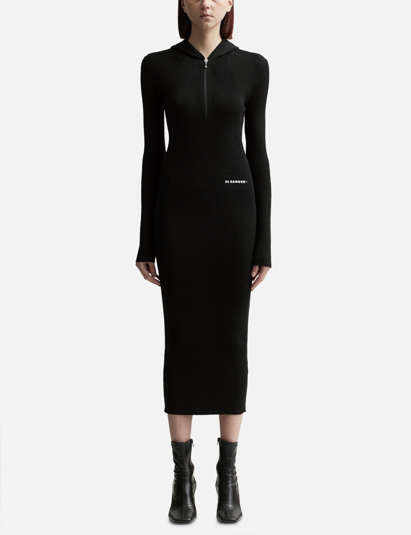 JIL SANDER+ HOODED DRESS - 1