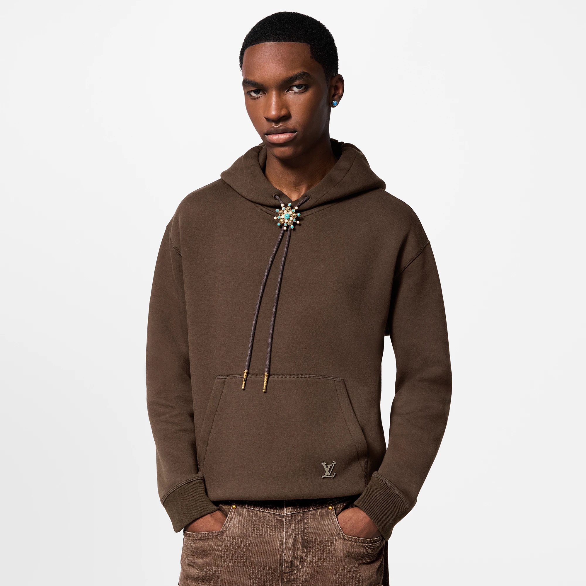Embellished Cotton Hoodie - 2