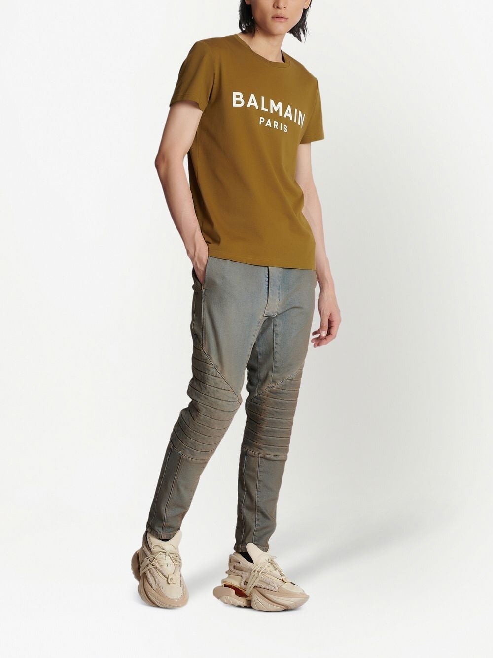 logo-print cotton T-shirt - 2