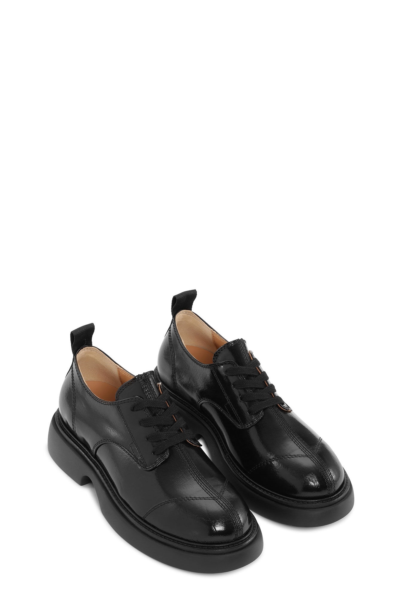 BLACK EVERYDAY LACE-UP DERBY SHOES - 2