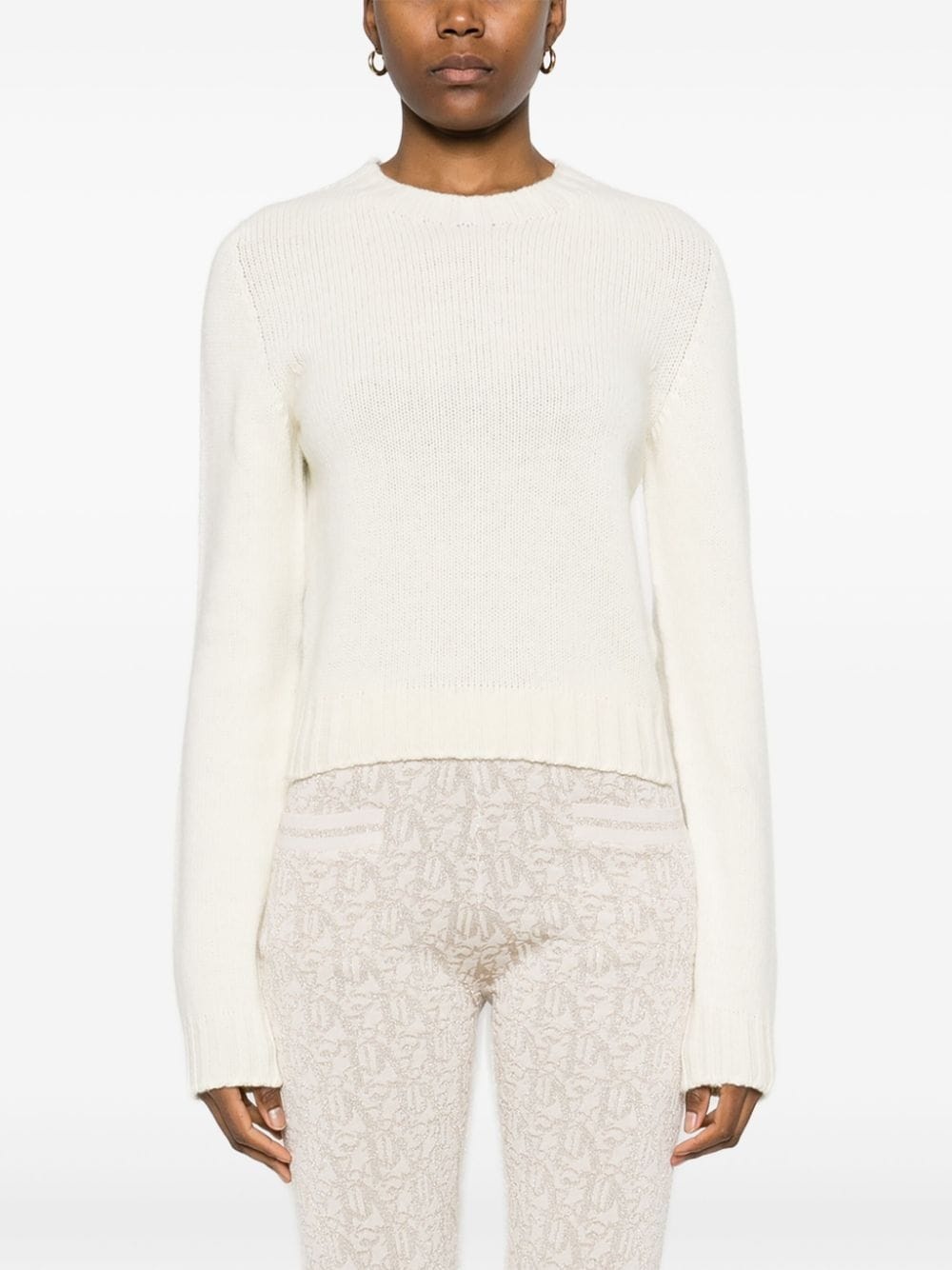 logo-embroidered jumper - 3
