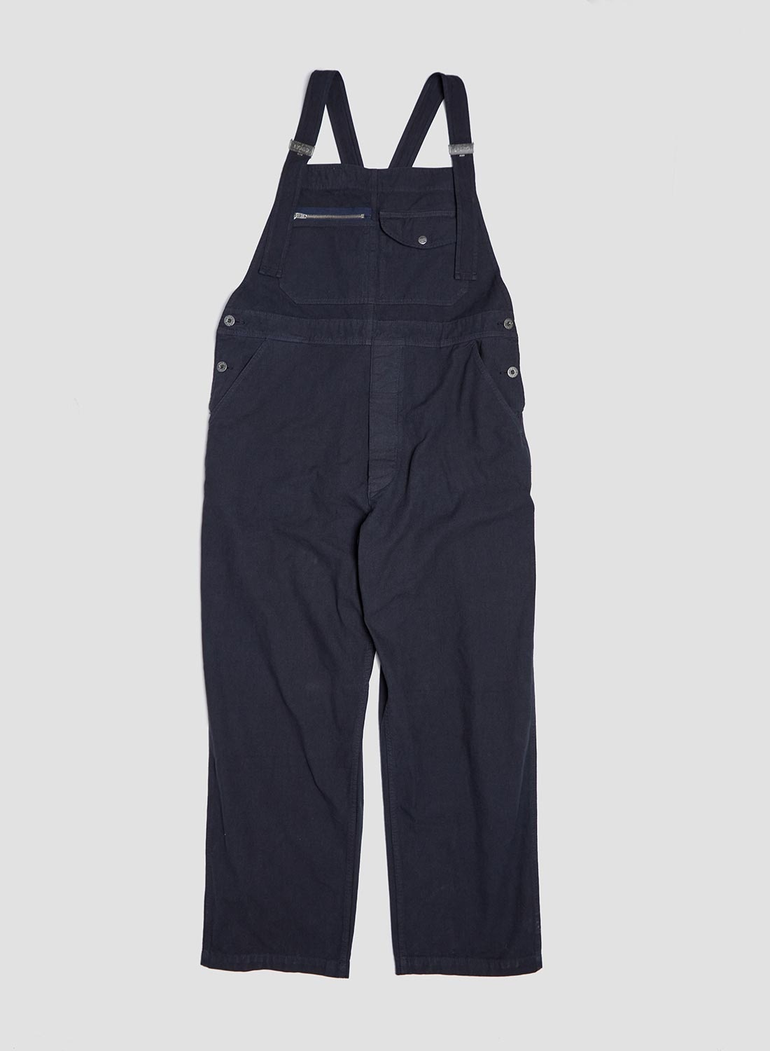 Nigel Cabourn Original Lybro Dungaree Cotton Broken Twill in Navy 