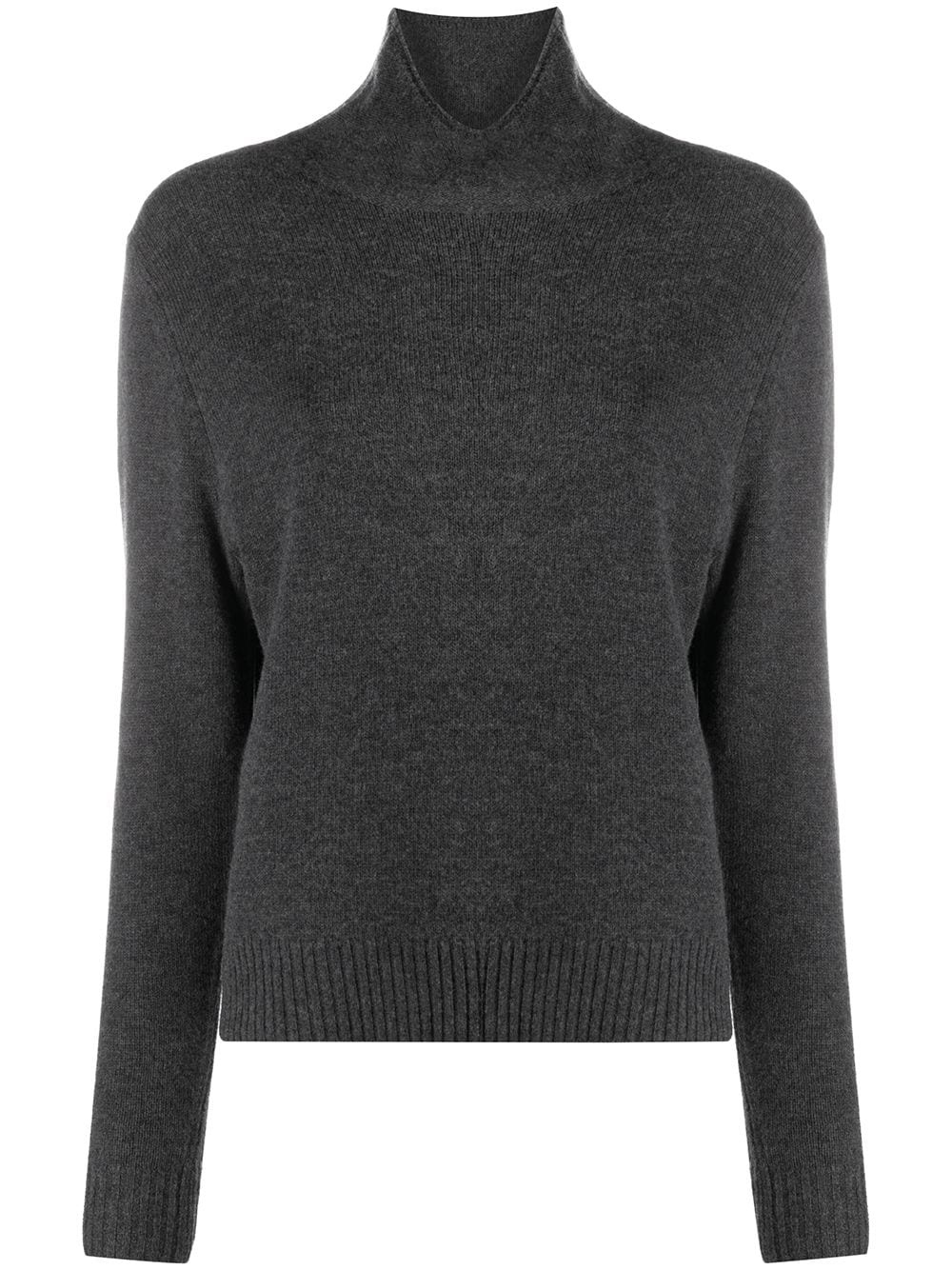 roll-neck fitted jumper - 1