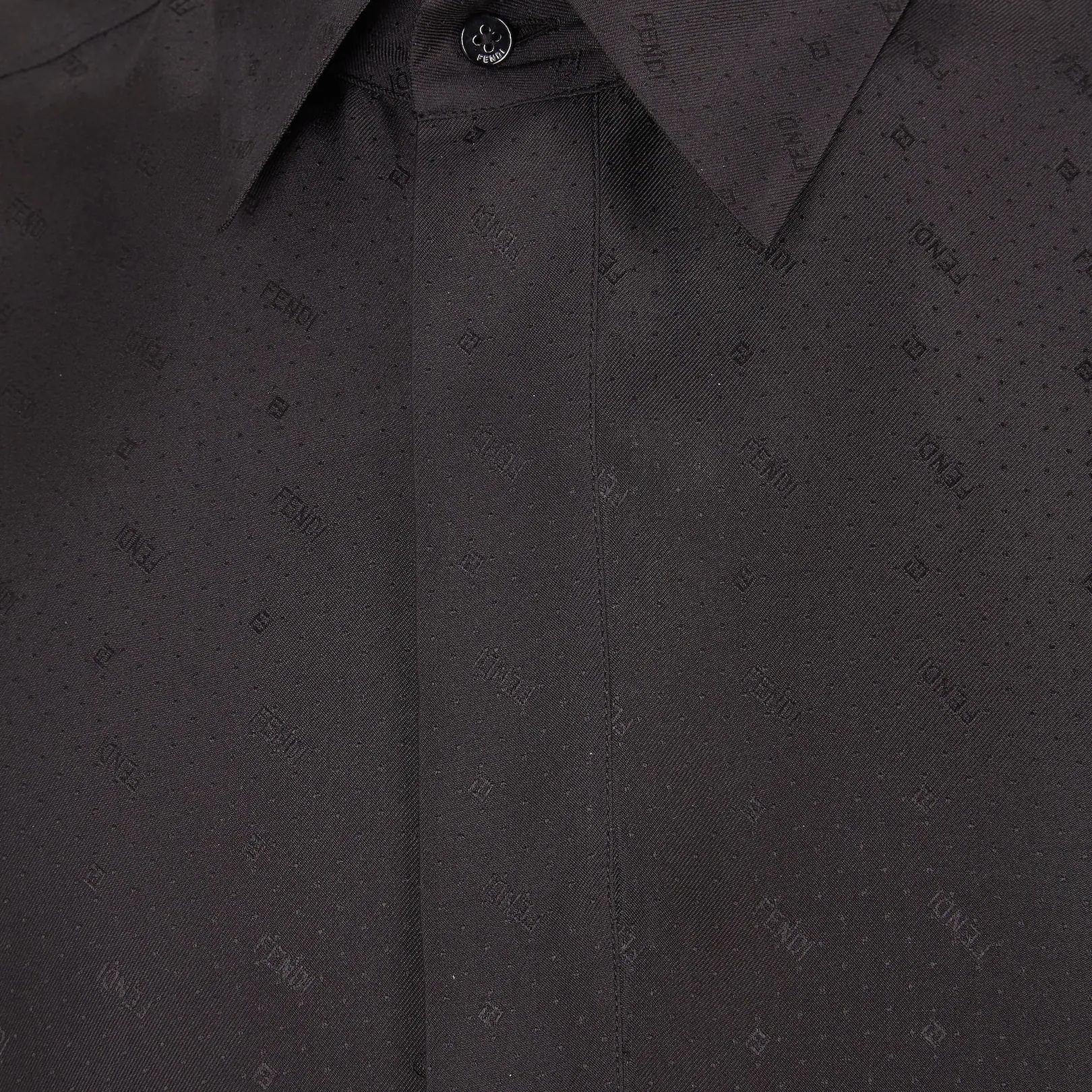 Black silk shirt - 3