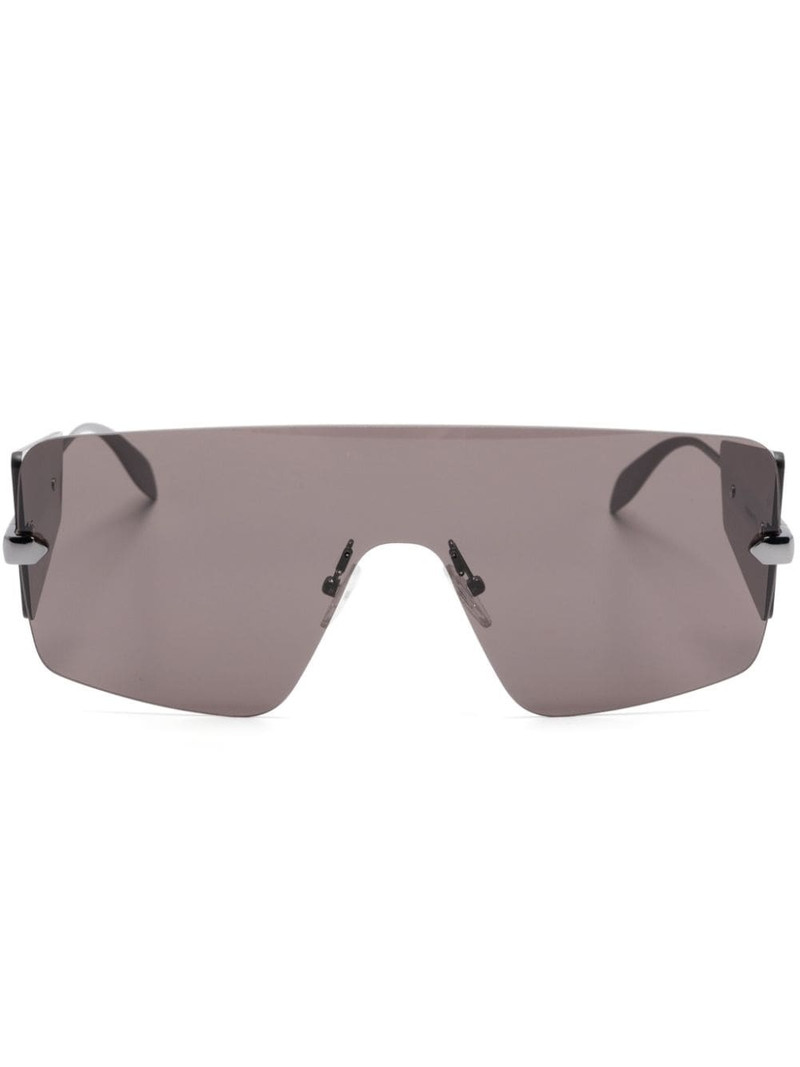 oversize shield-frame sunglasses 1