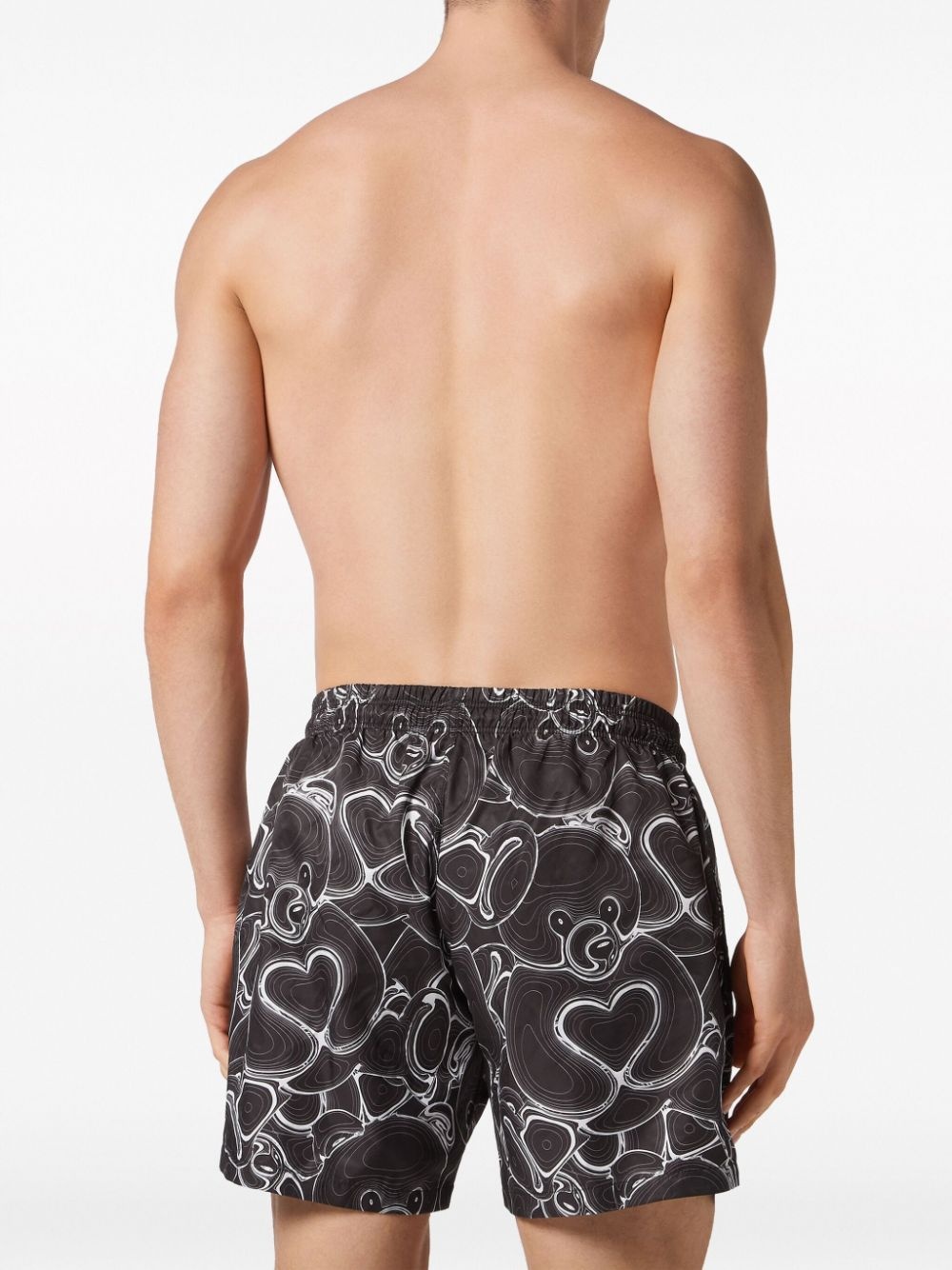 bear-print swim shorts - 4