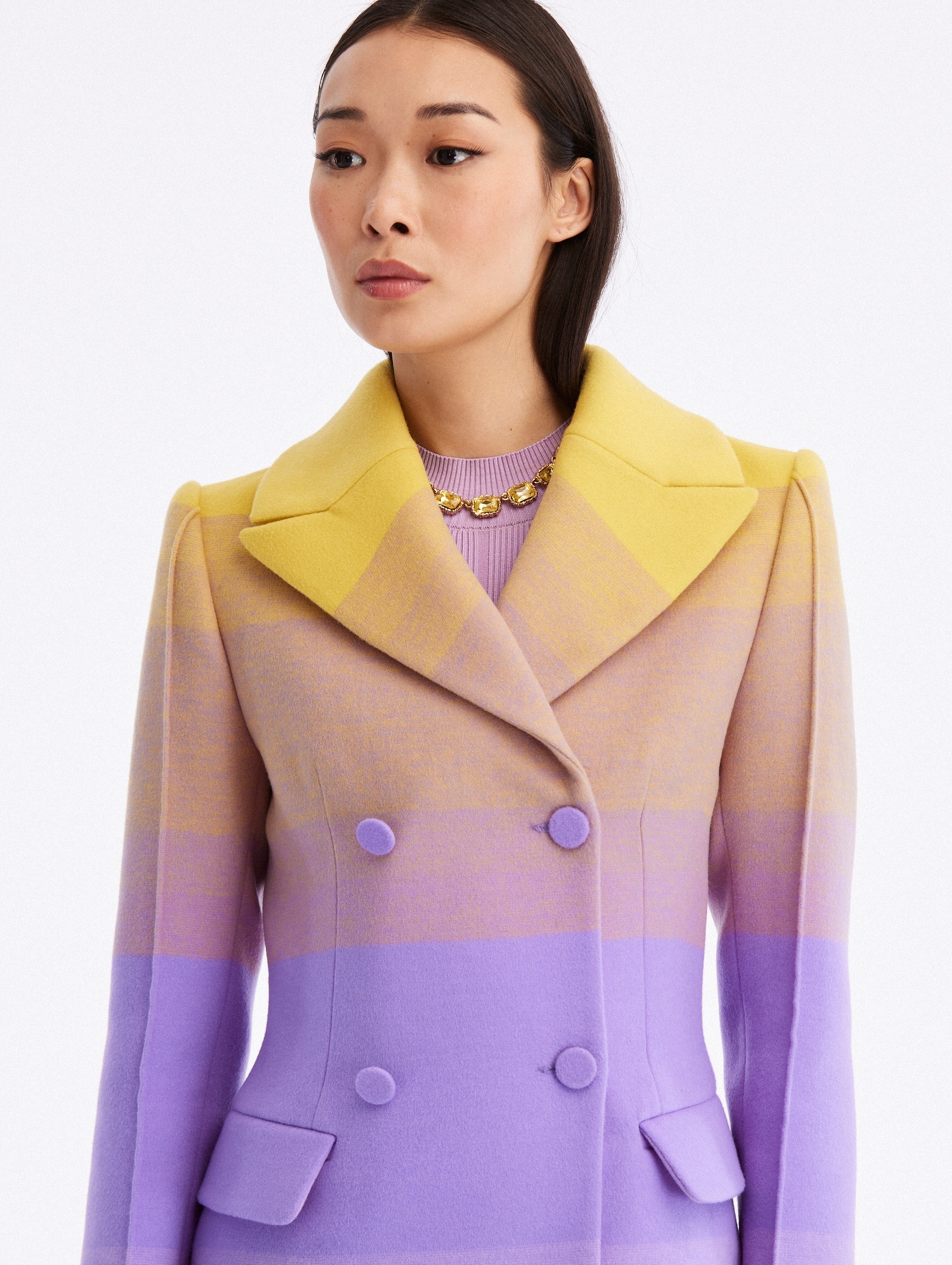 OMBR? DOUBLE BREASTED JACKET - 5