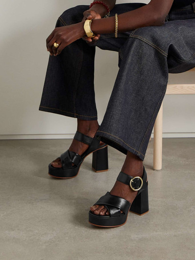 See by Chloé Lyna leather platform sandals outlook