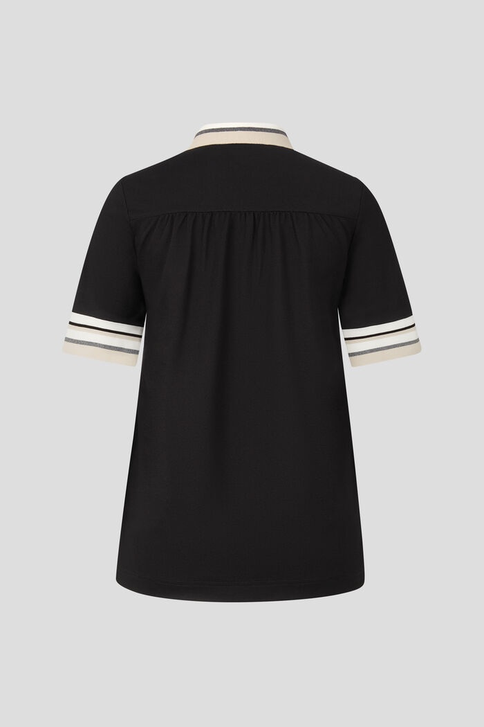 Zofie Piqué polo shirt in Black - 5
