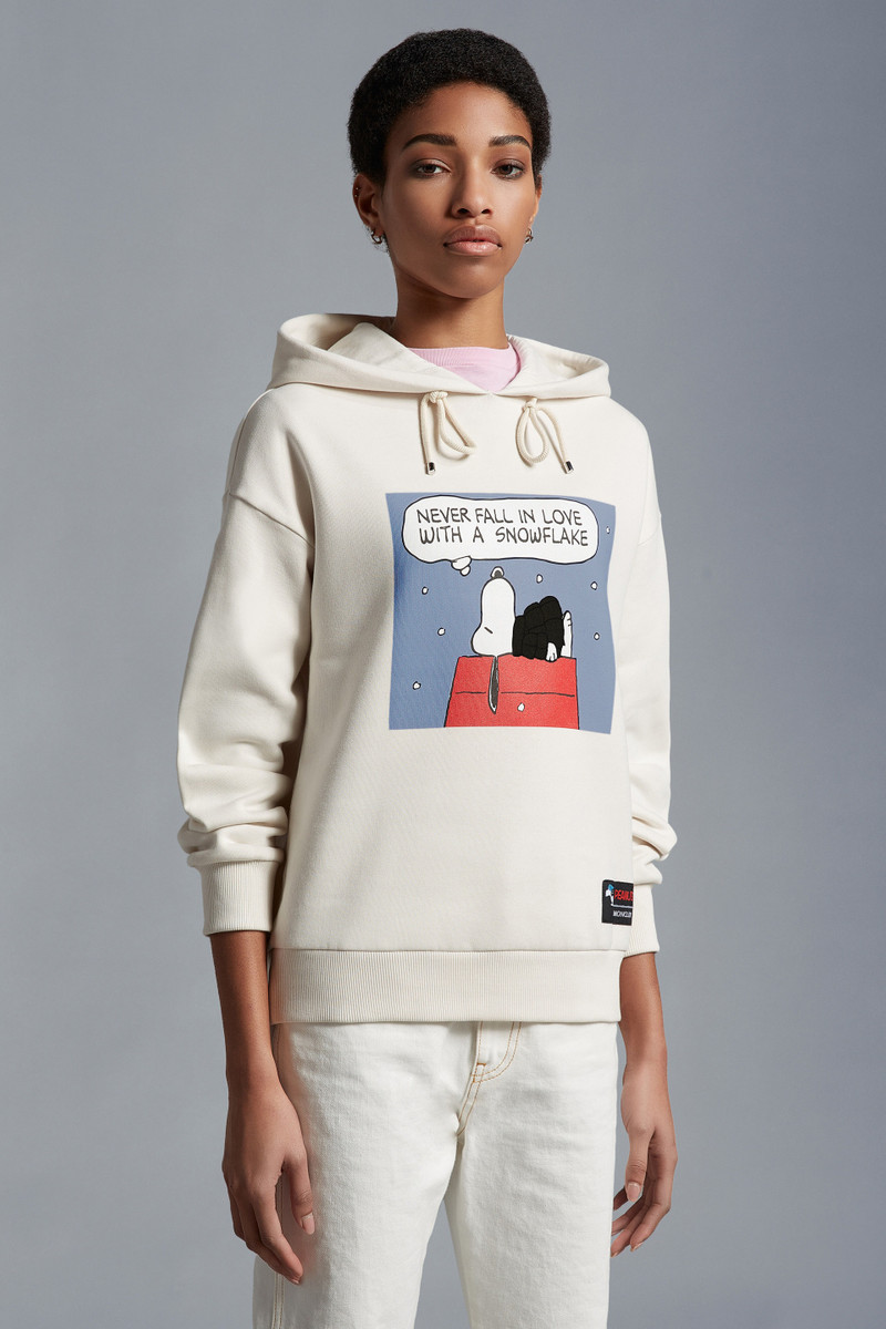 Moncler Peanuts Motif Hoodie - I10938G00040899M9001 | REVERSIBLE