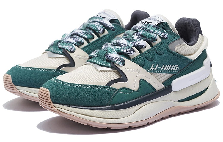 (WMNS) Li-Ning 001 Moment 3M 'Green White Tan' AGCS110-4 - 3
