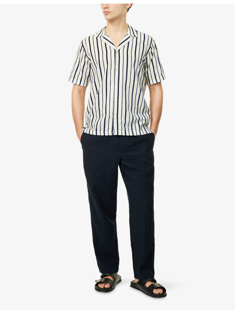 ORLEBAR BROWN Sonoran Sereno Drawstring Stretch-Cotton Trousers outlook