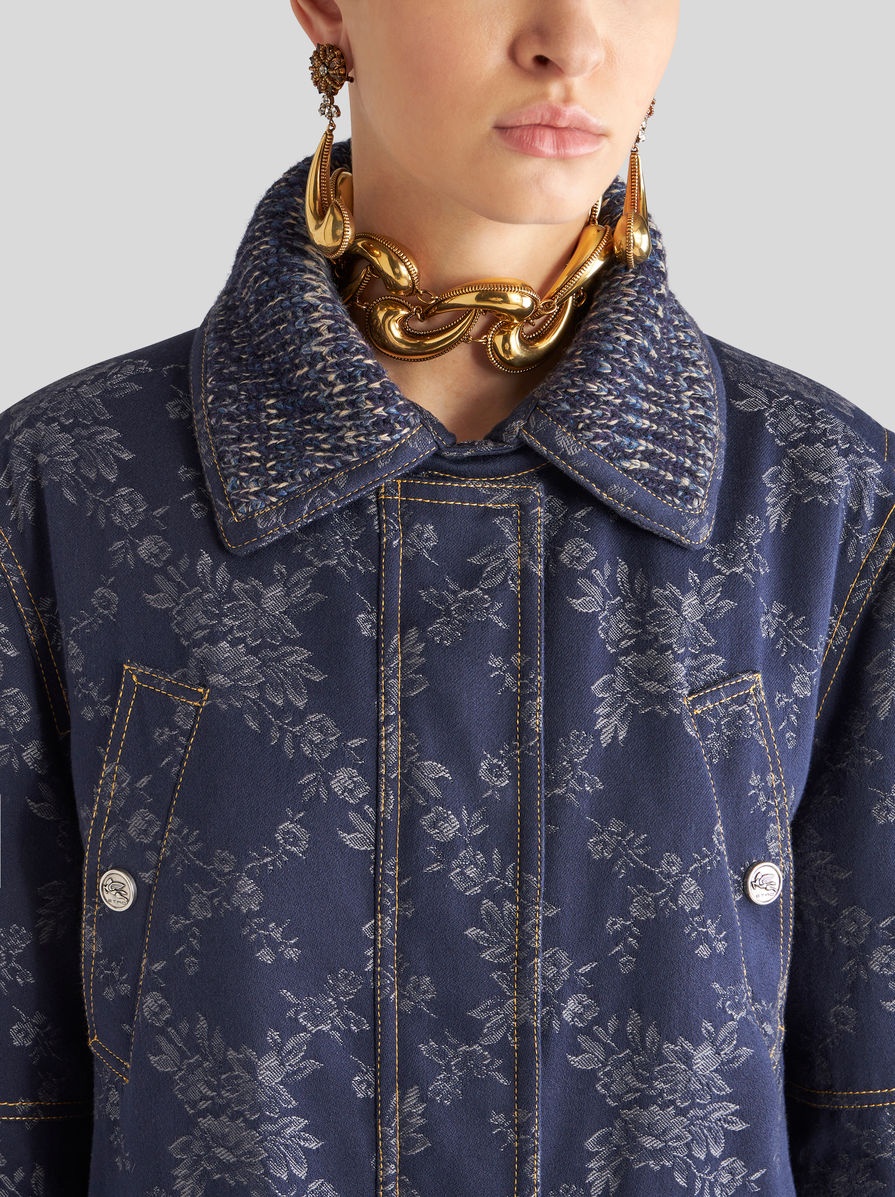 JACQUARD DENIM JACKET - 2