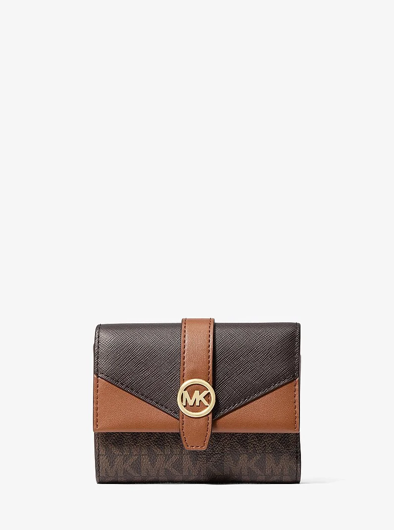 Greenwich Medium Signature Logo Trifold Wallet - 1
