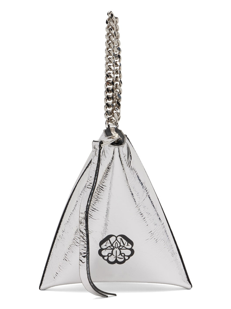 Silver 'The Curve' Pouch 1