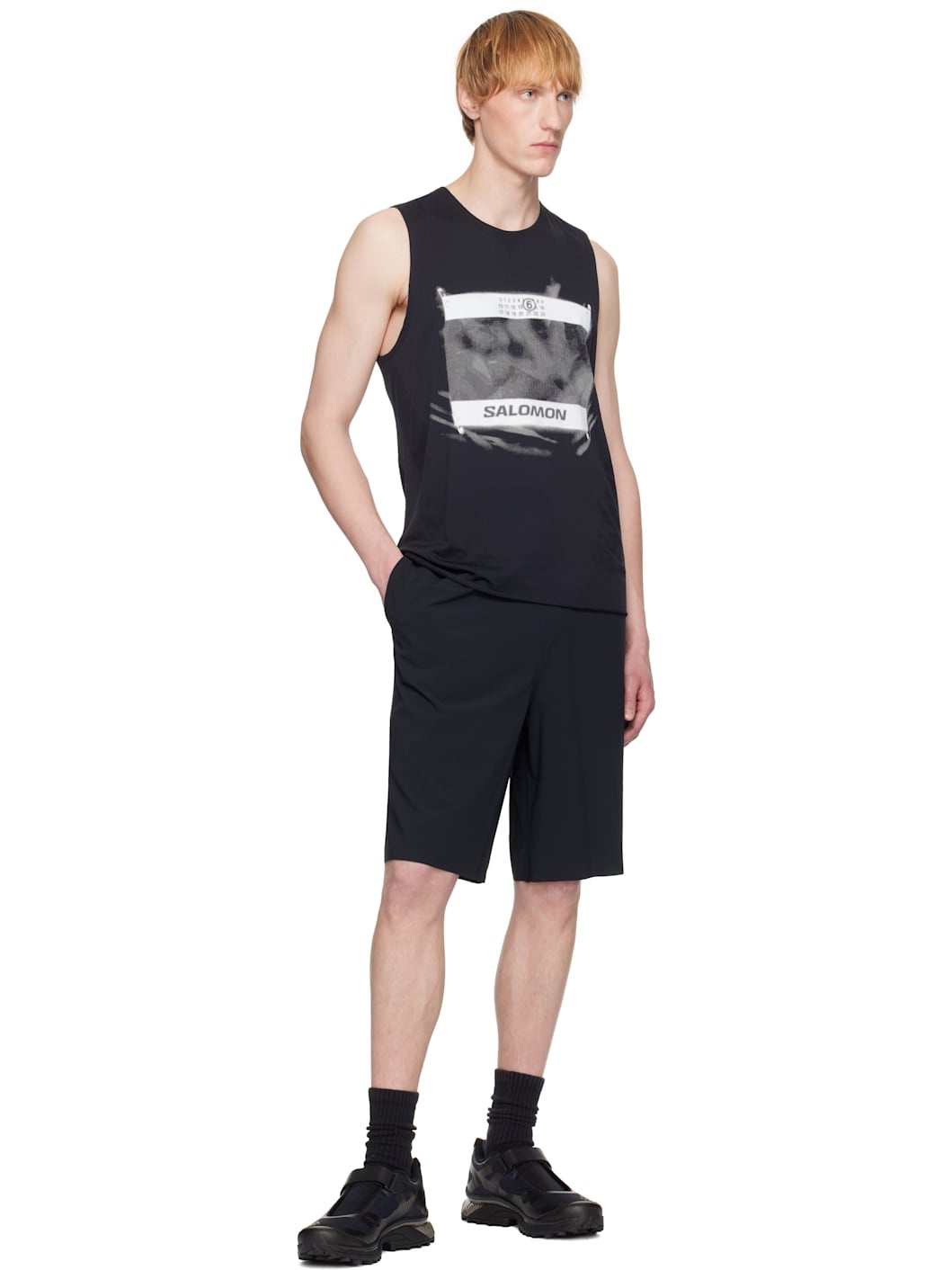 Black Salomon Edition Crewneck Tank Top - 4