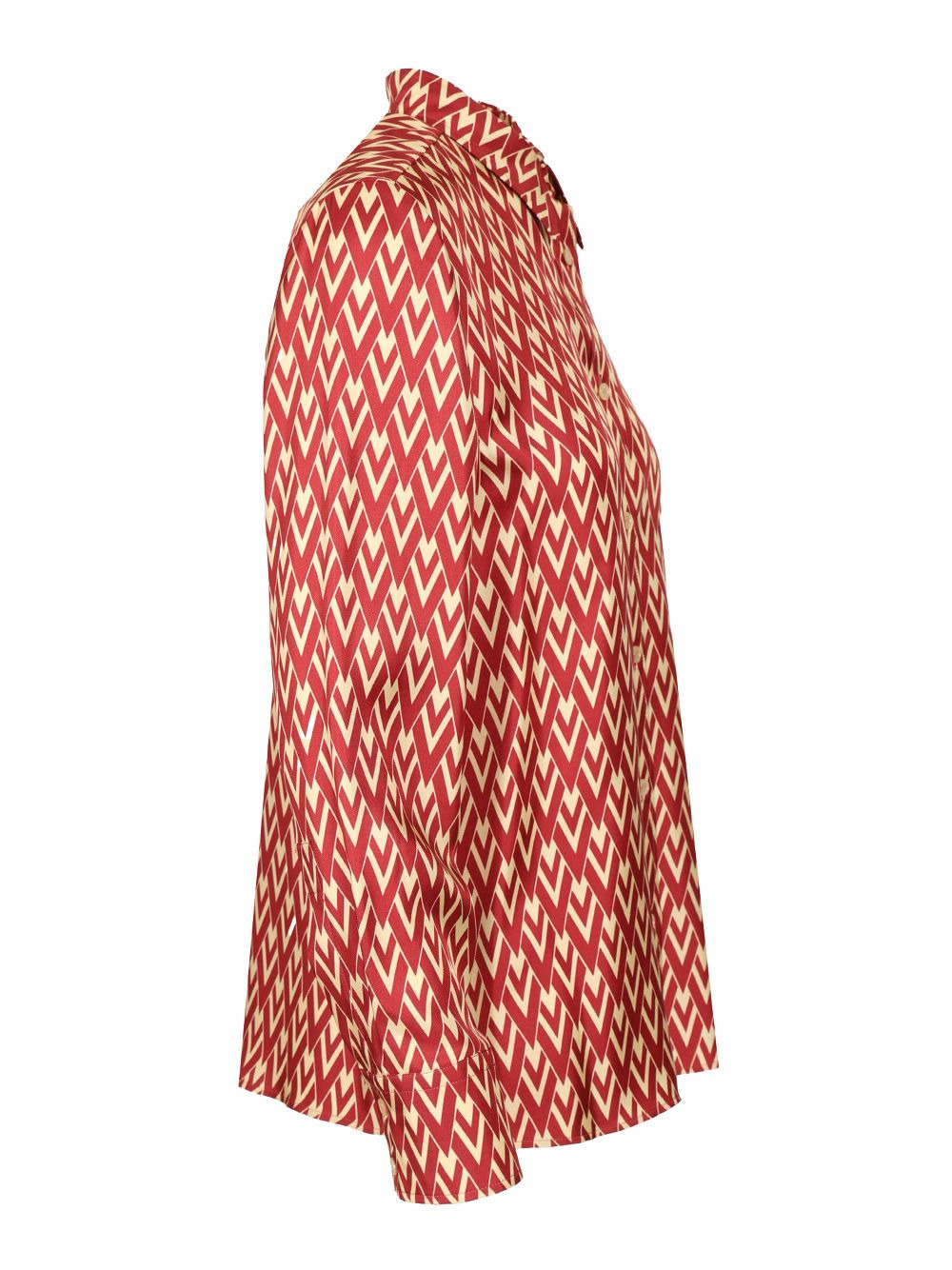 Shirt | Pattern | Twill Toute La V Shirts Rose - 3