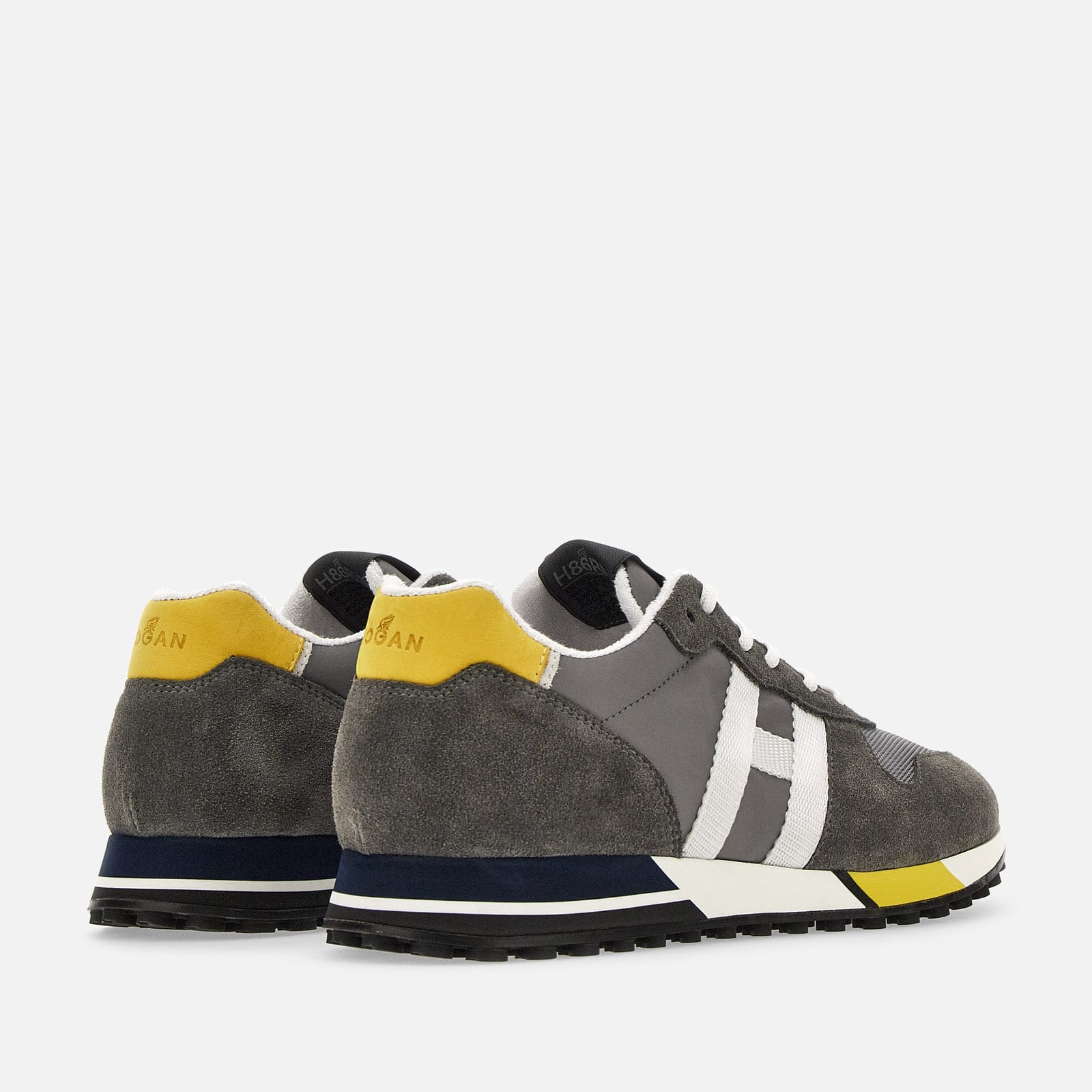 Sneakers Hogan H383 Grey White Yellow - 3